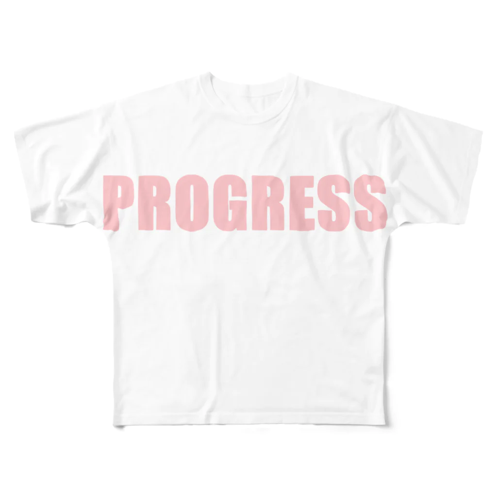 nostagraph_naoのPROGRESSピ フルグラフィックTシャツ