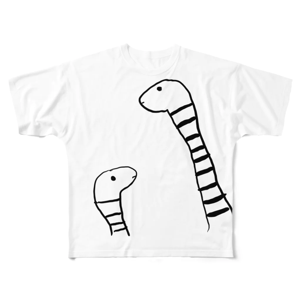 Eatn-kkのチンアナゴ All-Over Print T-Shirt