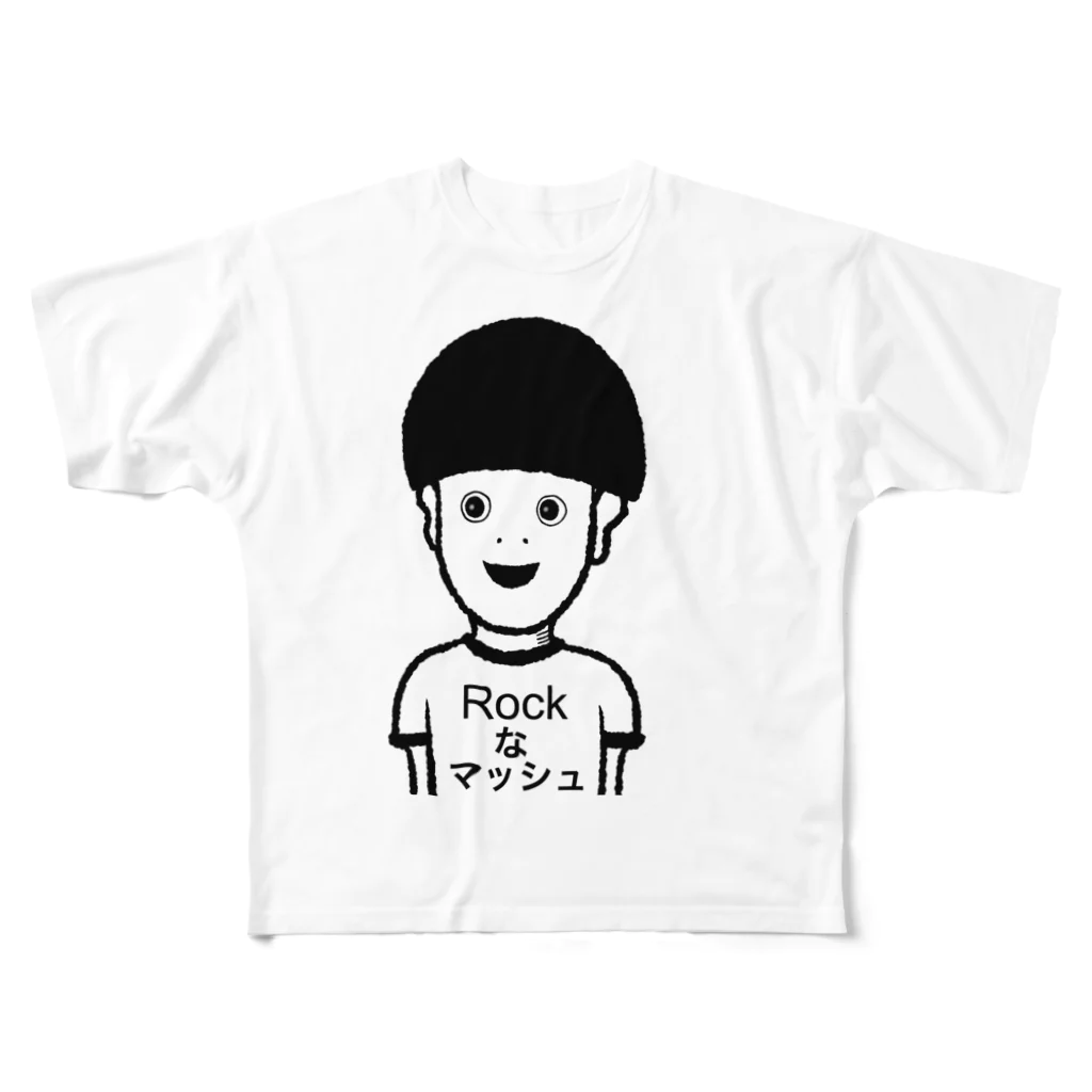 ツンデレボーイズのRockなマッシュ フルグラフィックTシャツ