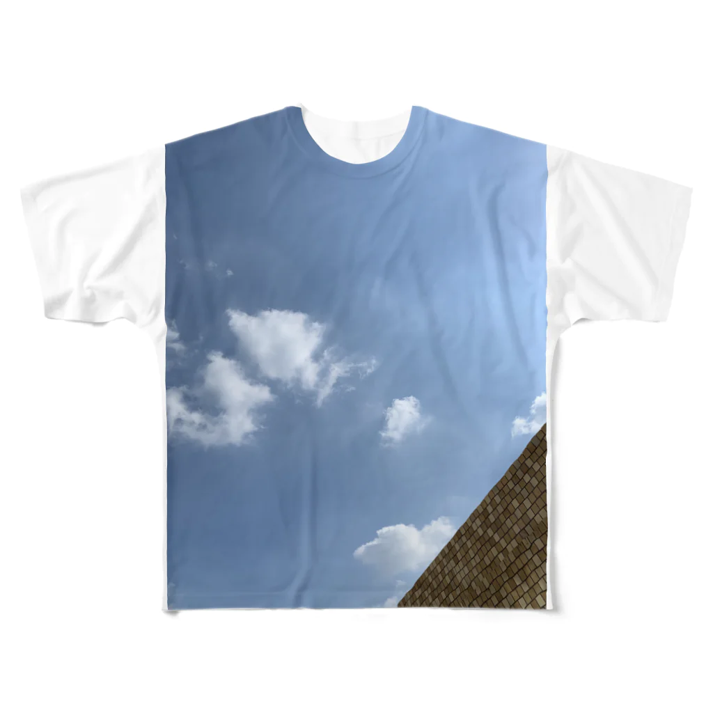 kokorokororokoの青空 フルグラフィックTシャツ