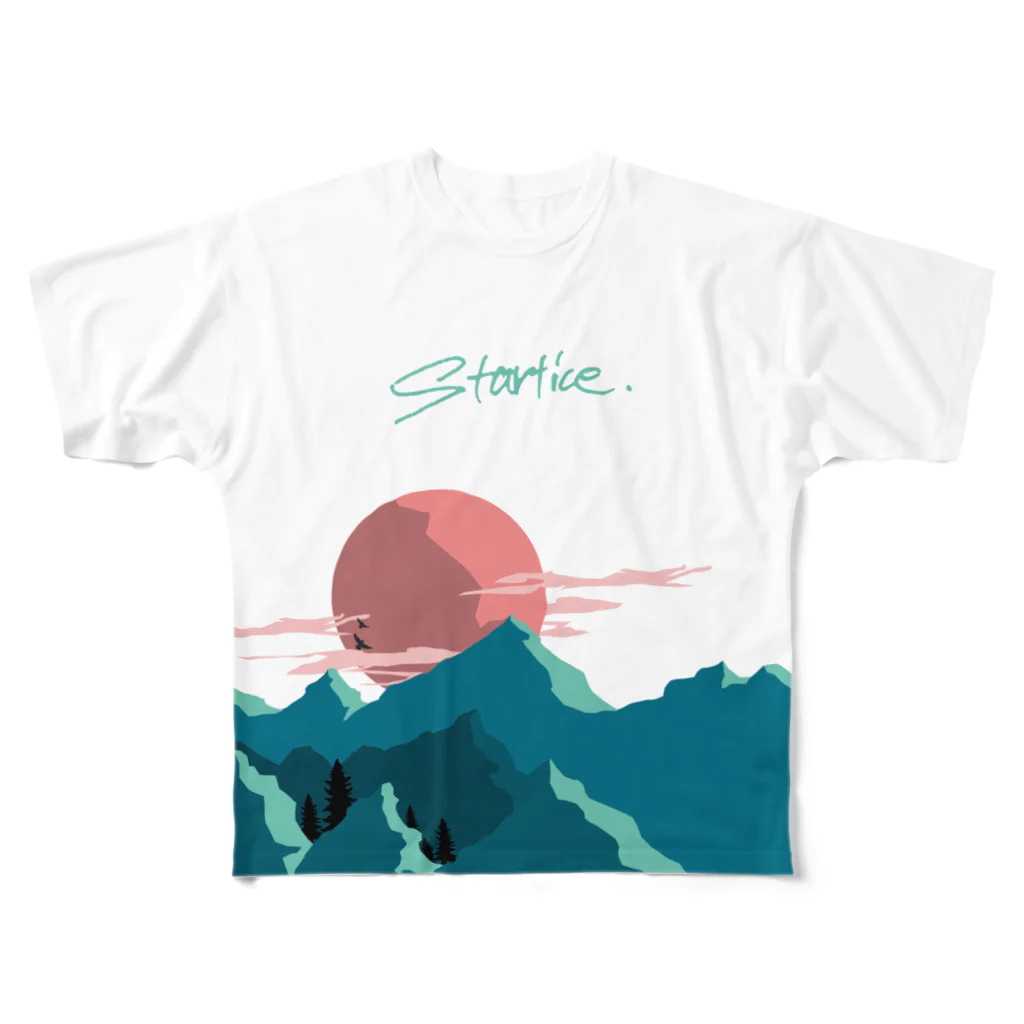 楓 StarticeのStartice : 03 フルグラフィックTシャツ