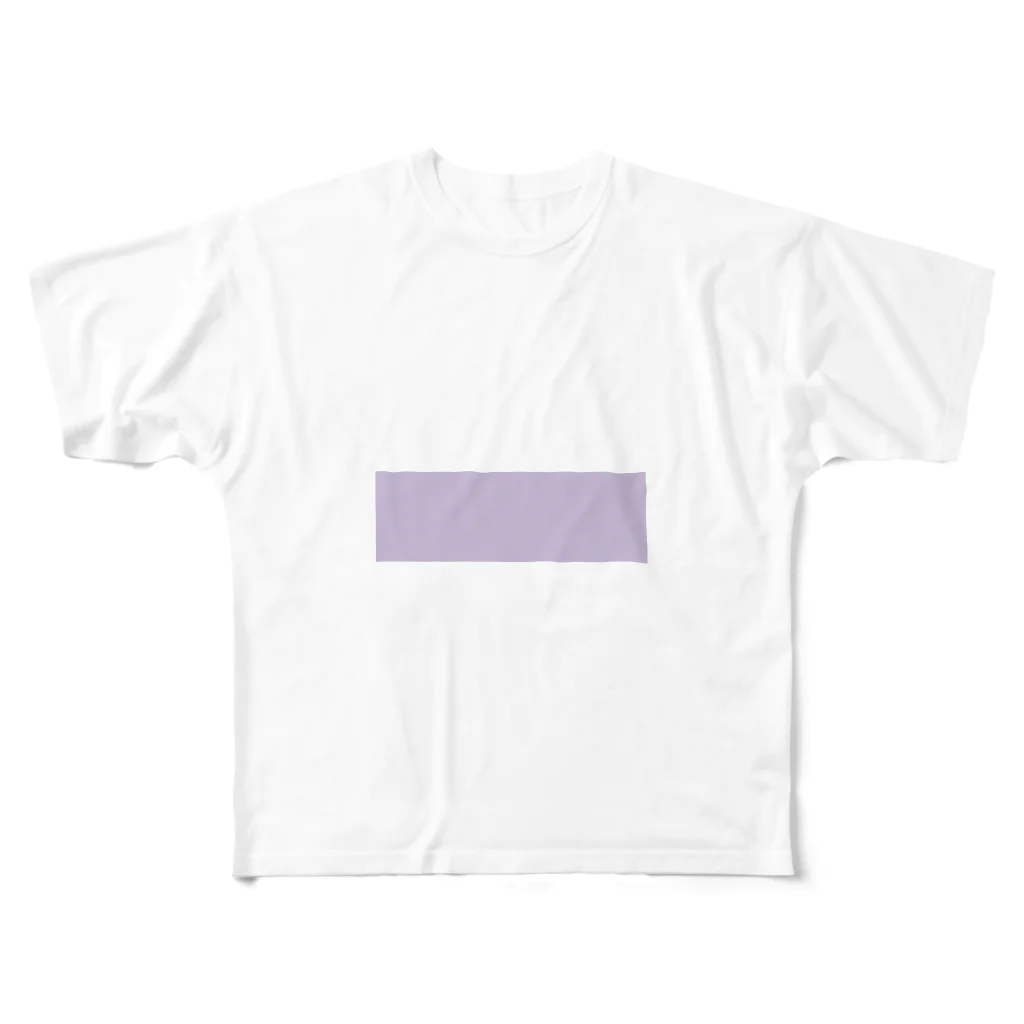 白井のmauve All-Over Print T-Shirt