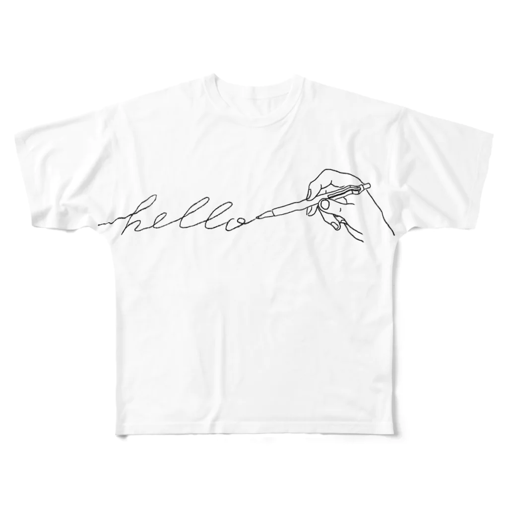 サグラダ・ピュン子のhello All-Over Print T-Shirt