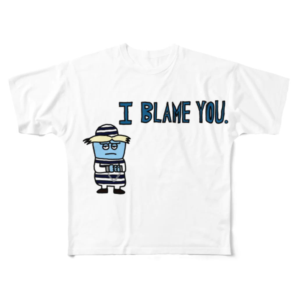 Kiligoya CompanyのI blame you. フルグラフィックTシャツ