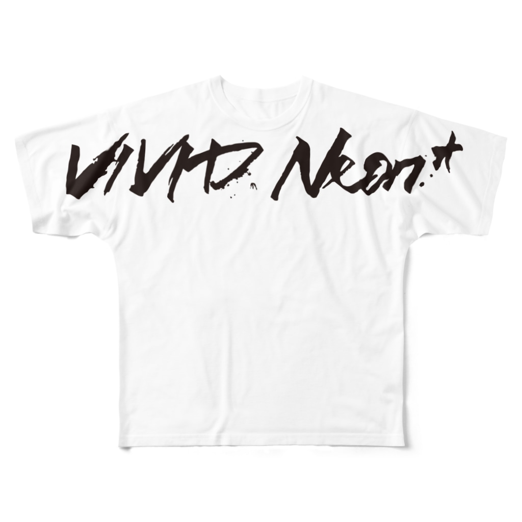 3CH.jpのVIVID Neon*+b All-Over Print T-Shirt