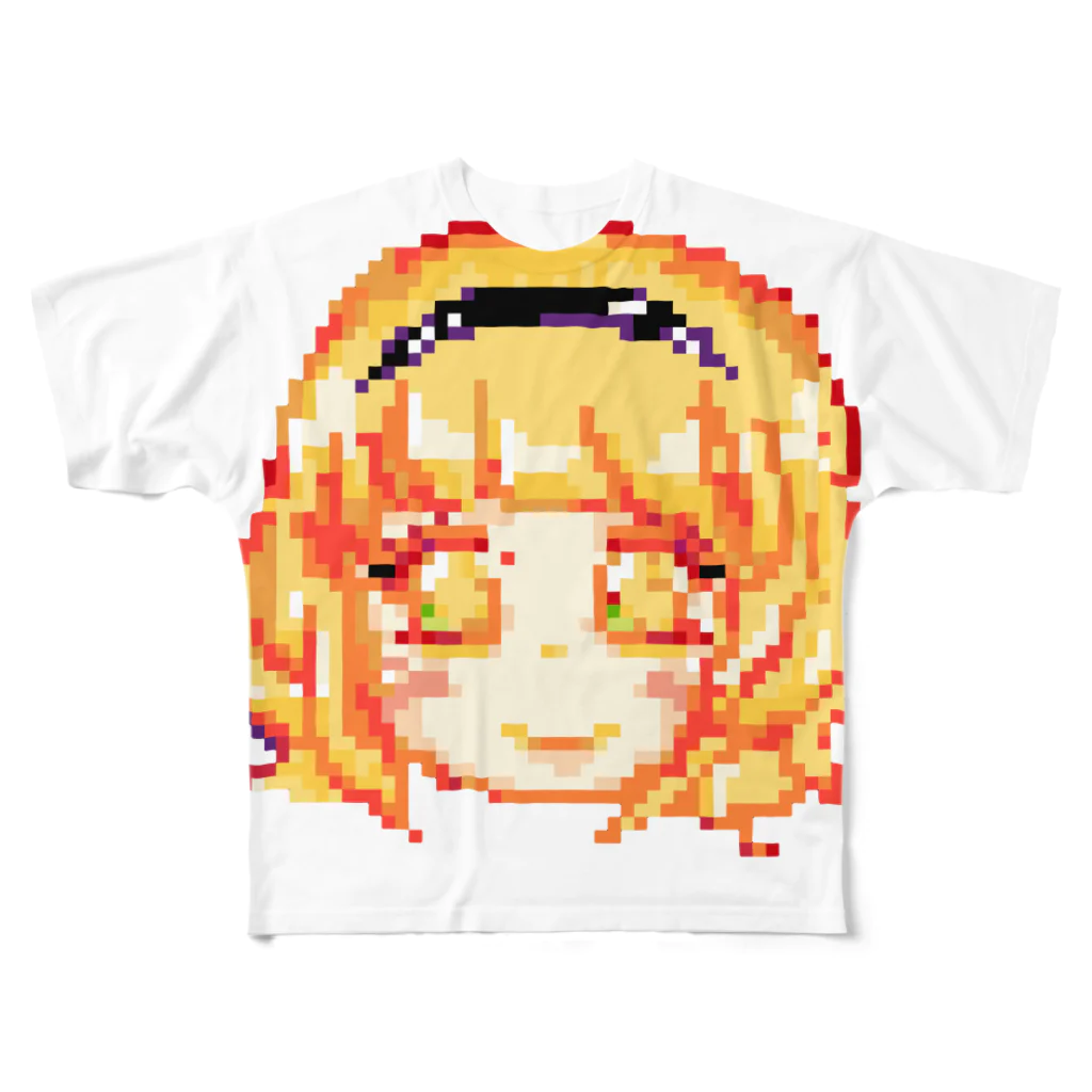 Omisochanのあちあちのあちちゃん(あちふぇいす) フルグラフィックTシャツ