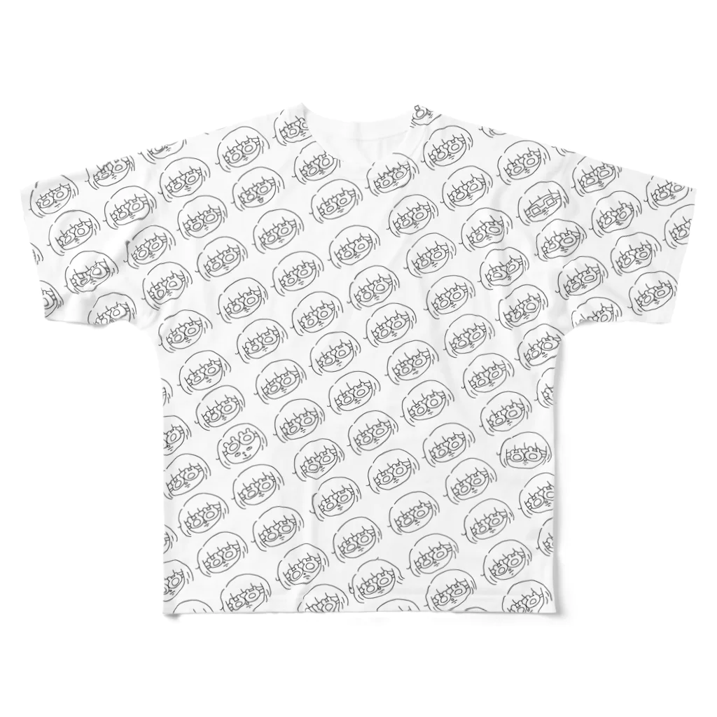 ones_aiのHOCCHAN-grasan-ippai All-Over Print T-Shirt