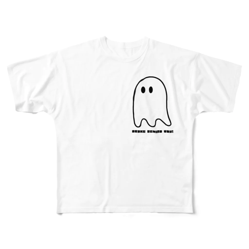 MymmyのOBAKE BEHIND YOU All-Over Print T-Shirt