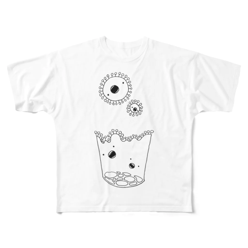 Mackeeの界面活性剤 All-Over Print T-Shirt