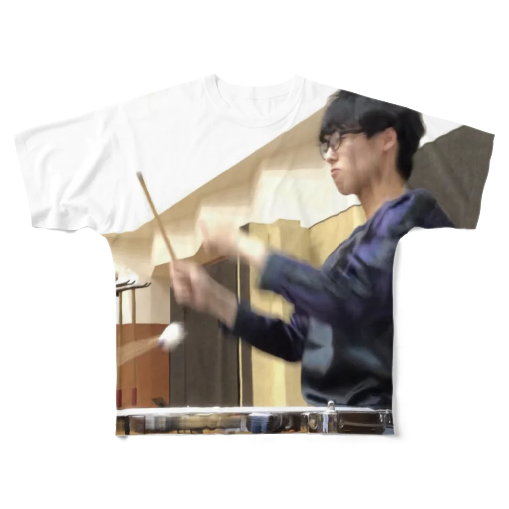 simaX__R12のバチを落とす君 All-Over Print T-Shirt