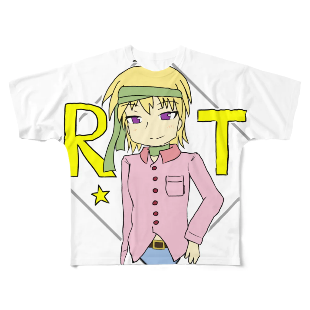 P-Colorbox＠SUZURI支部の【スクエア】ルディス フルグラフィックTシャツ