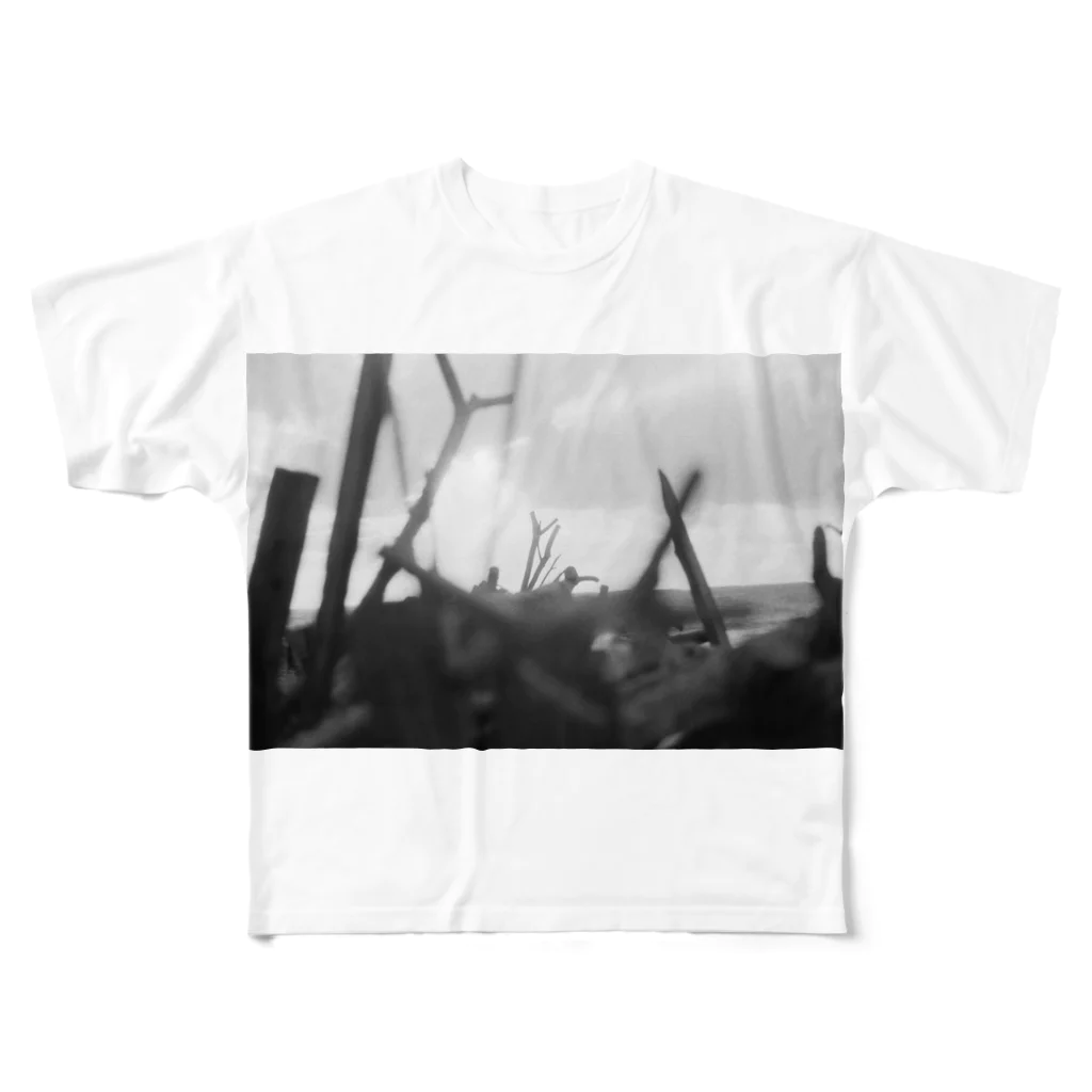 kio photo worksのEvening sea light フルグラフィックTシャツ