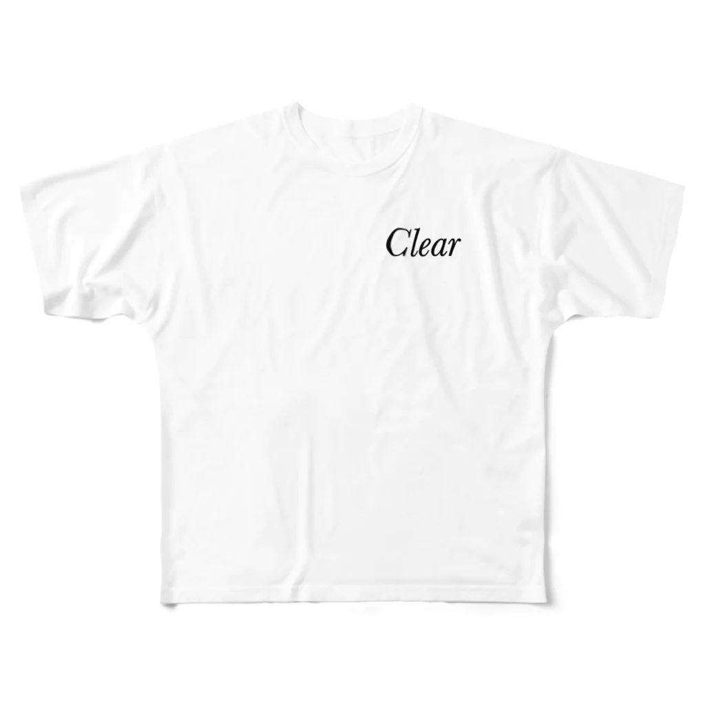 ClearのClear フルグラフィックTシャツ