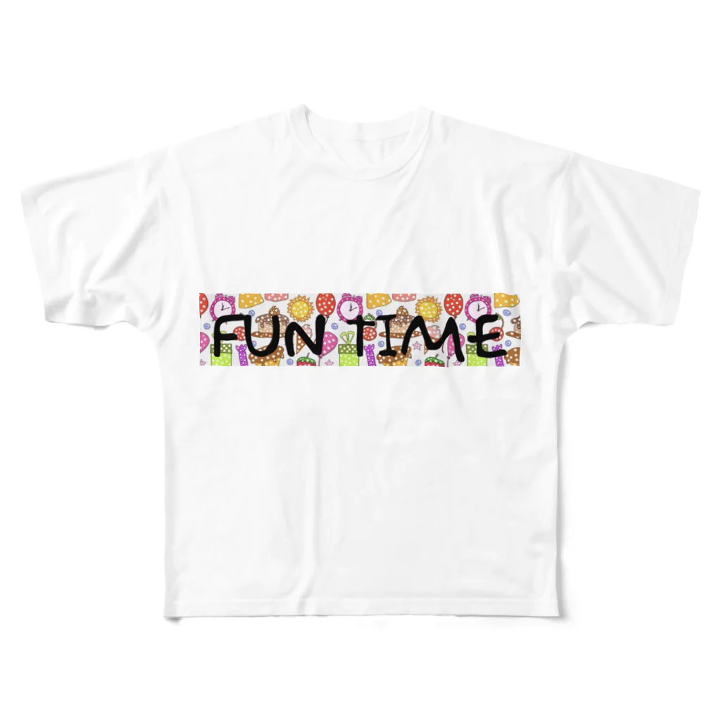 FUN_TIMEのFUN TIME All-Over Print T-Shirt