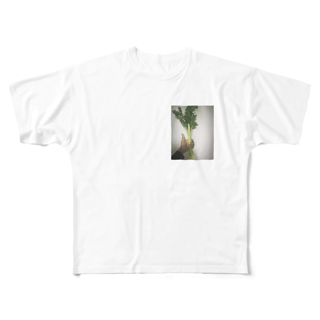 エブリーのCELERY All-Over Print T-Shirt