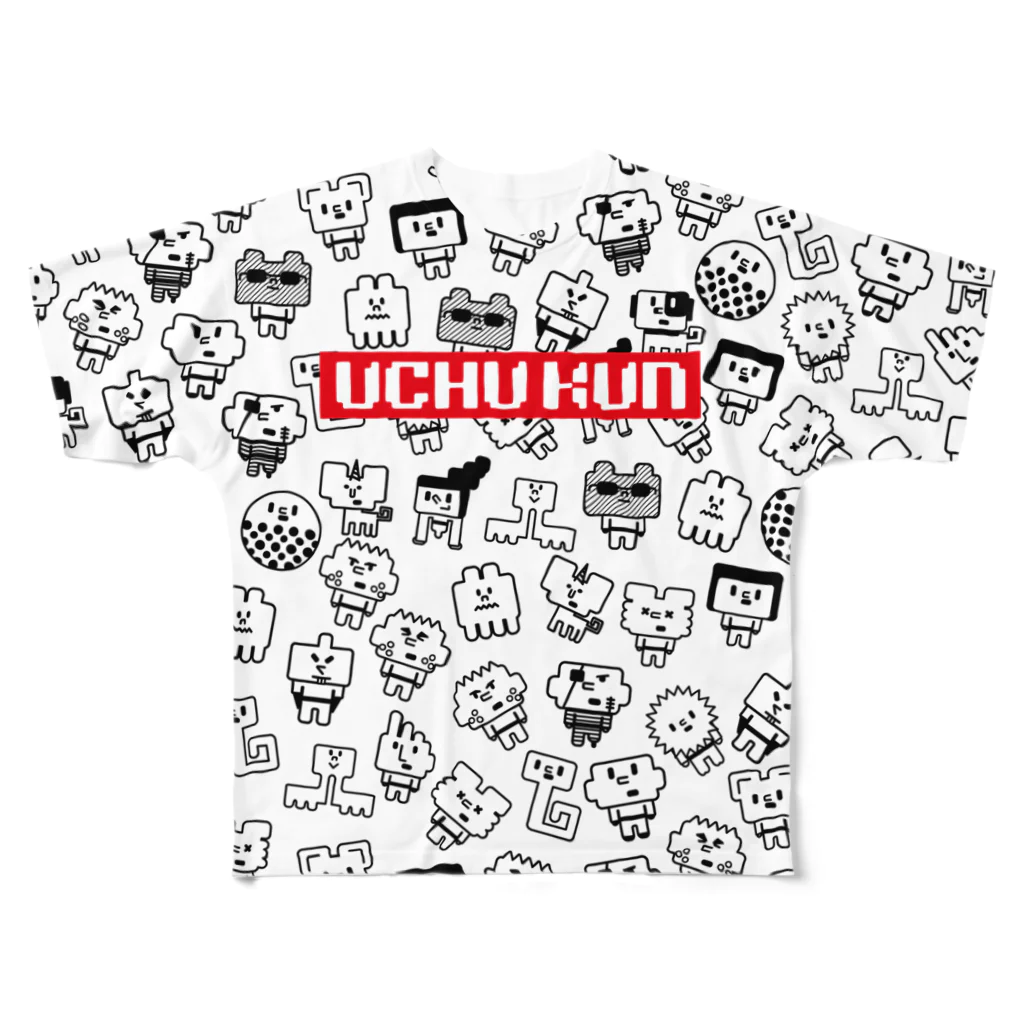 uchukunのLOGOT フルグラフィックTシャツ