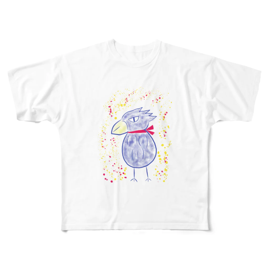 manamanawaruの藍ワルビロ All-Over Print T-Shirt