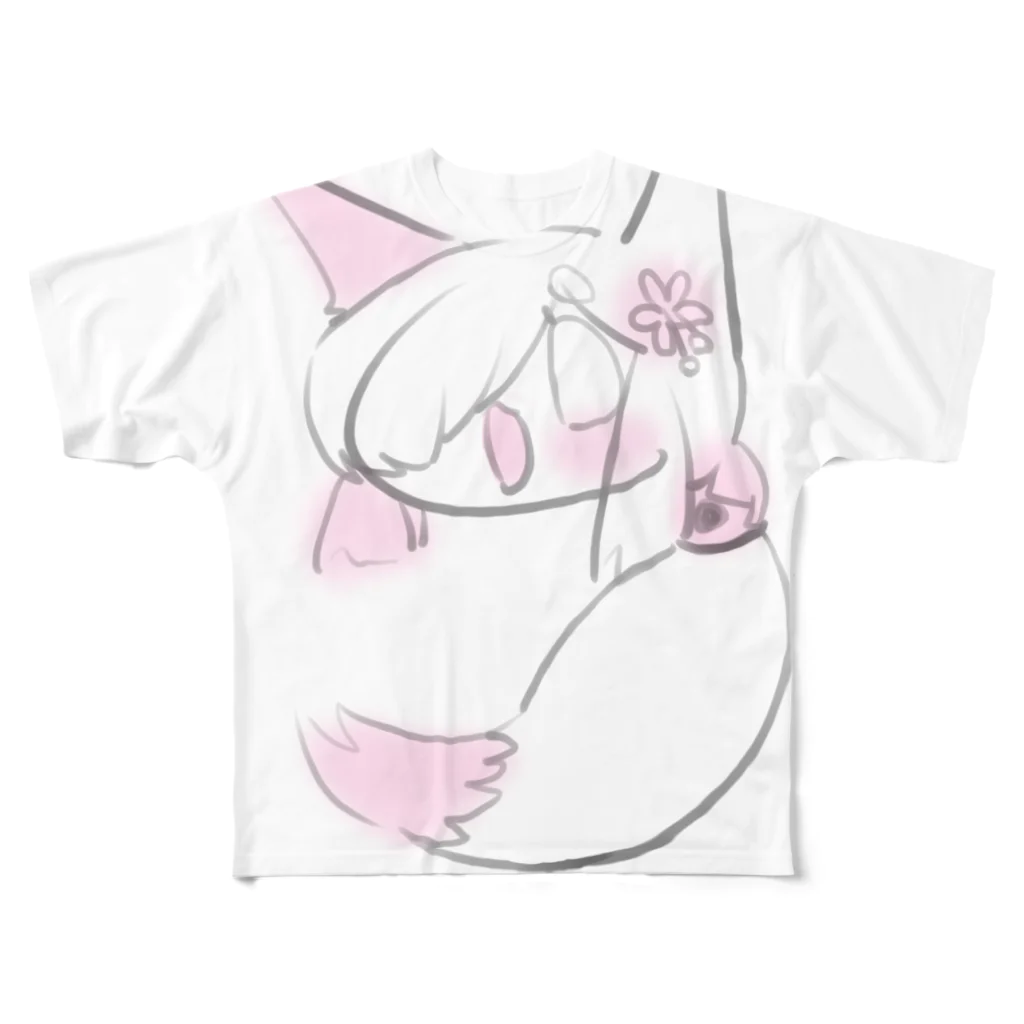 森山タクミのもちよしの～こゃんです～ All-Over Print T-Shirt