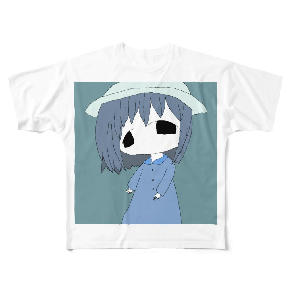 おもちのさなぎ。の静かな夏休み All-Over Print T-Shirt