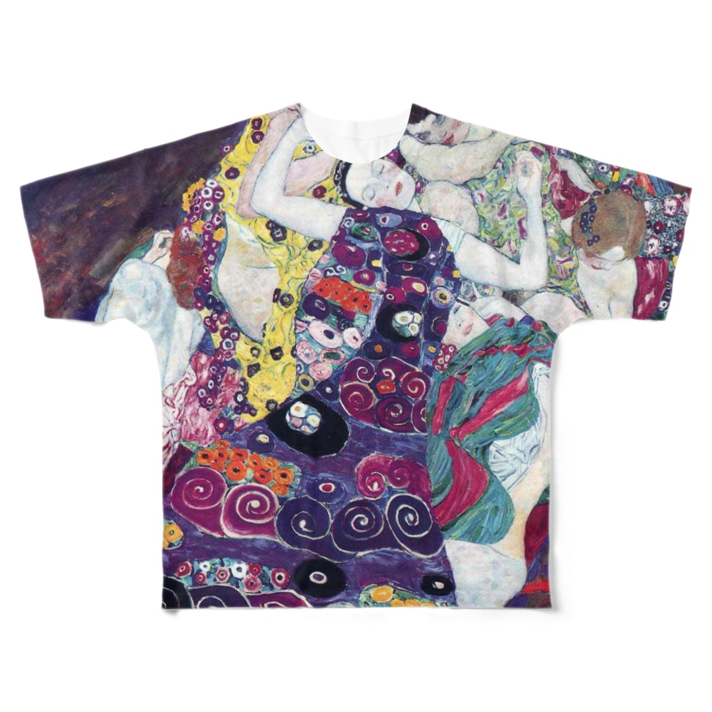 Art Baseのグスタフ・クリムト / 1913 / The Virgin / Gustav Klimt All-Over Print T-Shirt