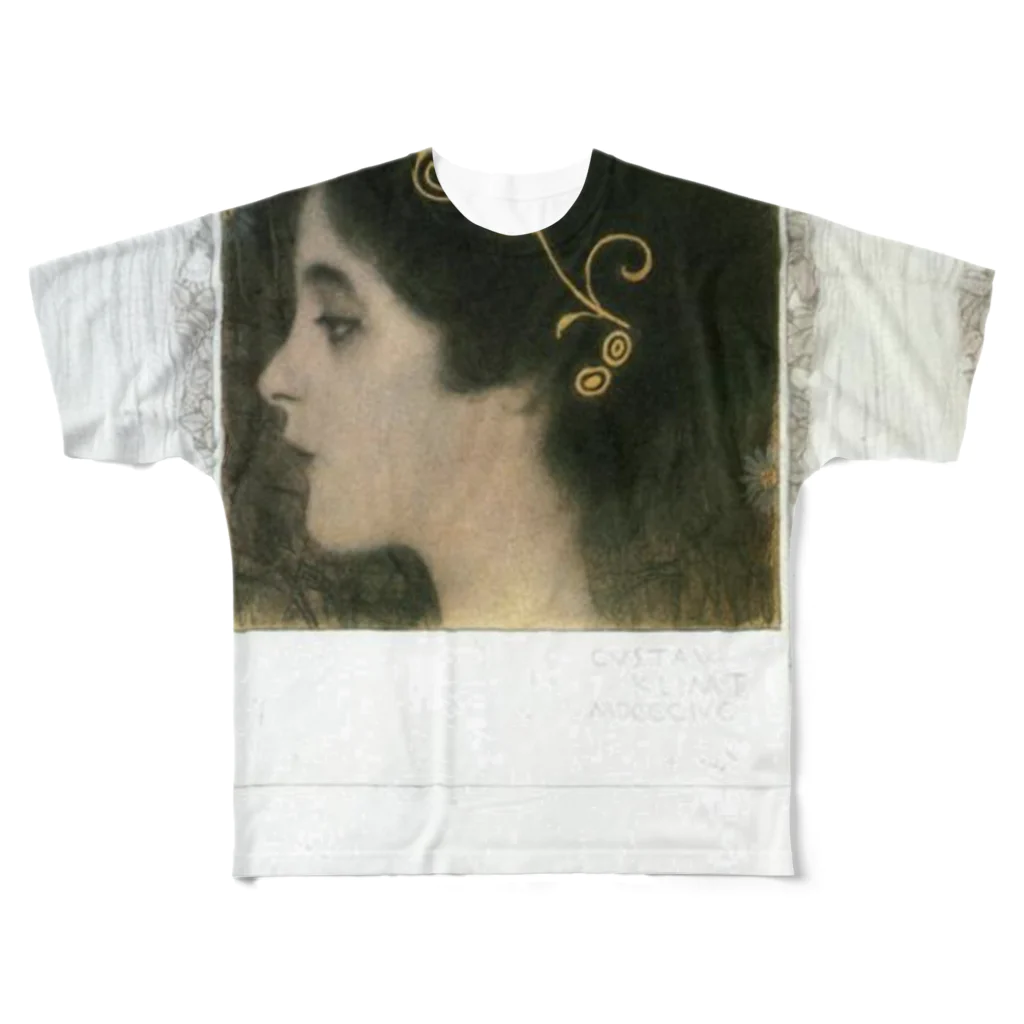 Art Baseのグスタフ・クリムト / 1896 /Junius / Gustav Klimt フルグラフィックTシャツ