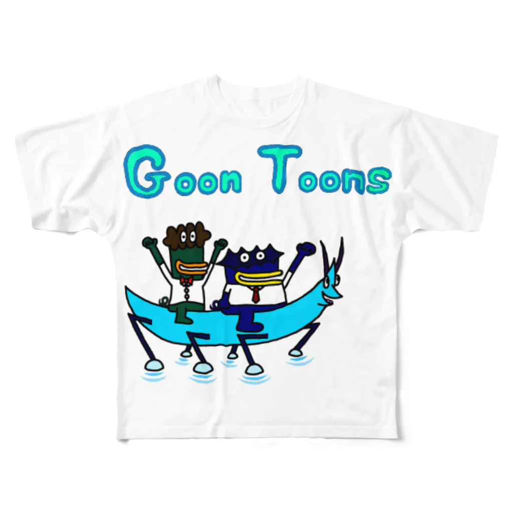 Kiligoya CompanyのGoon Toons with Diggy フルグラフィックTシャツ