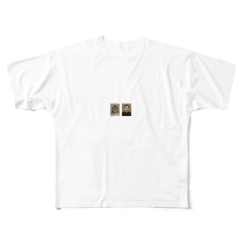 obakaのobaka2人 All-Over Print T-Shirt