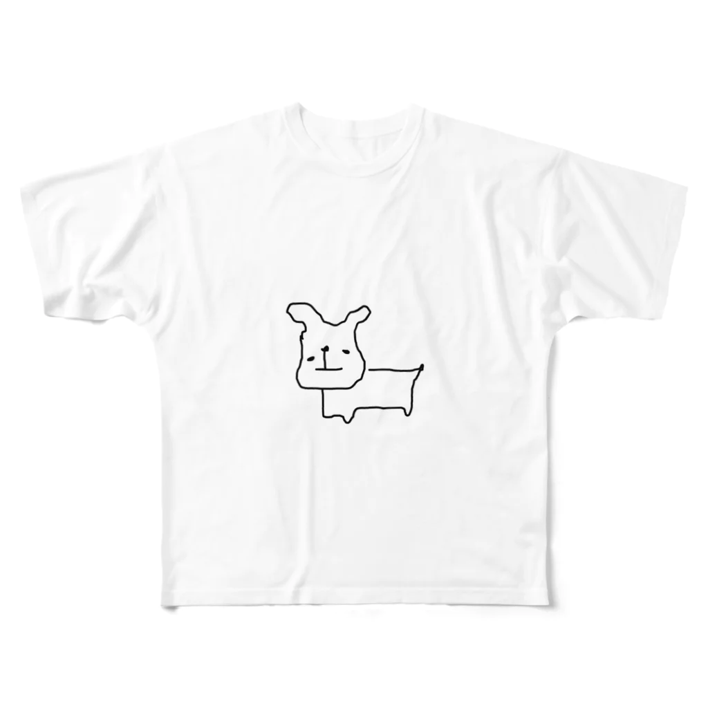 risbedのsmile フルグラフィックTシャツ