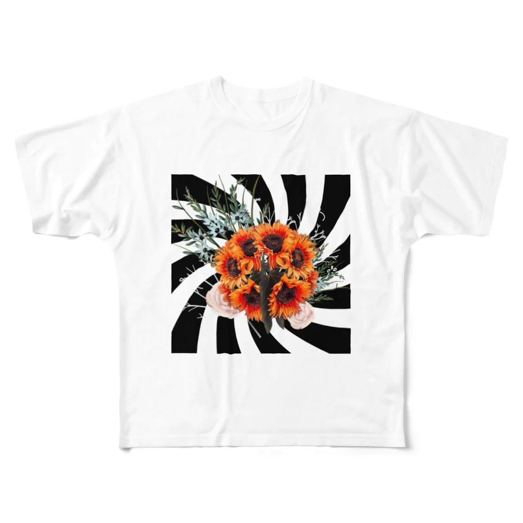 358のヒマワリ All-Over Print T-Shirt