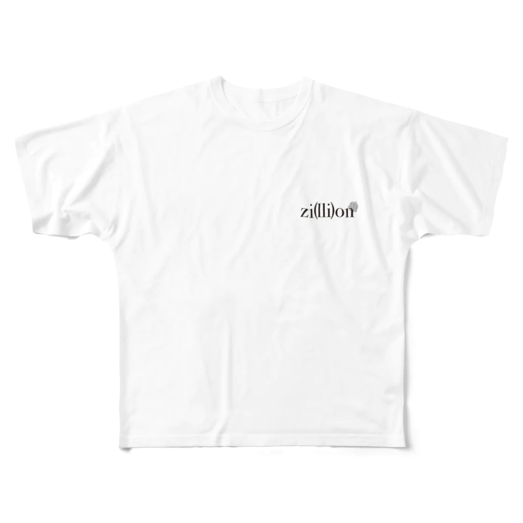 zillionのtest フルグラフィックTシャツ