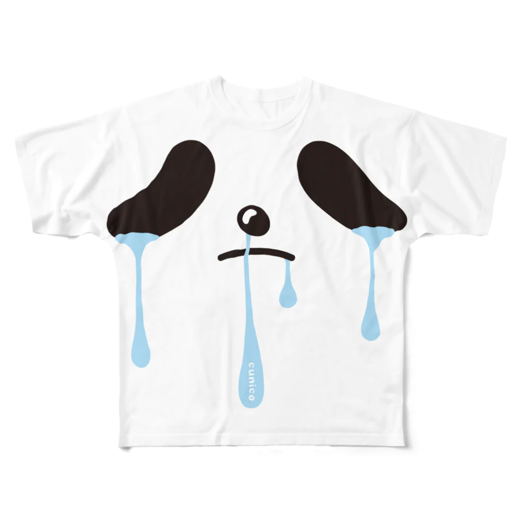 cunico T-shirt shopの限界パンダさん All-Over Print T-Shirt