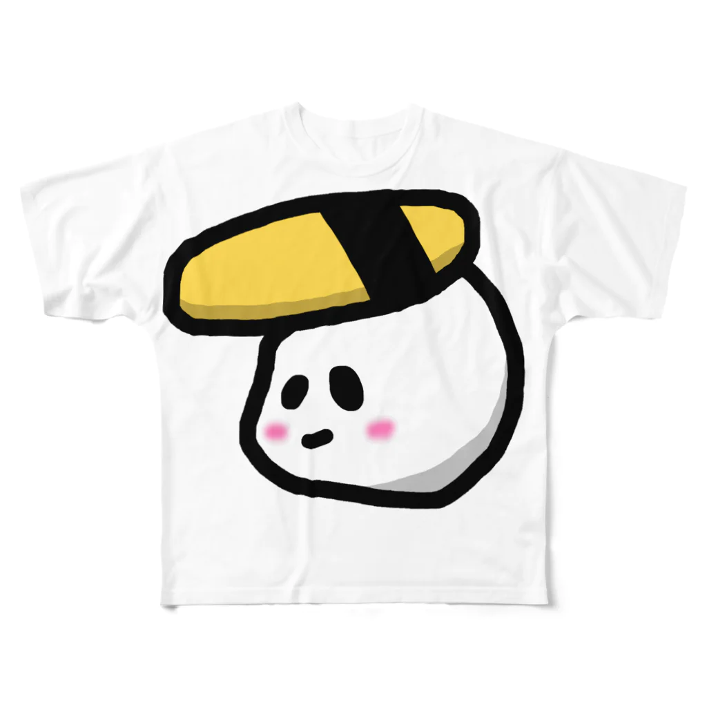 あいらの 玉子パイセン フルグラフィックTシャツ