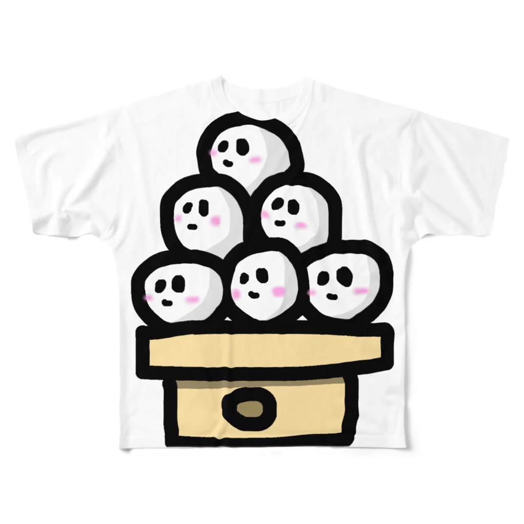 あいらのお月見団子6兄弟 All-Over Print T-Shirt