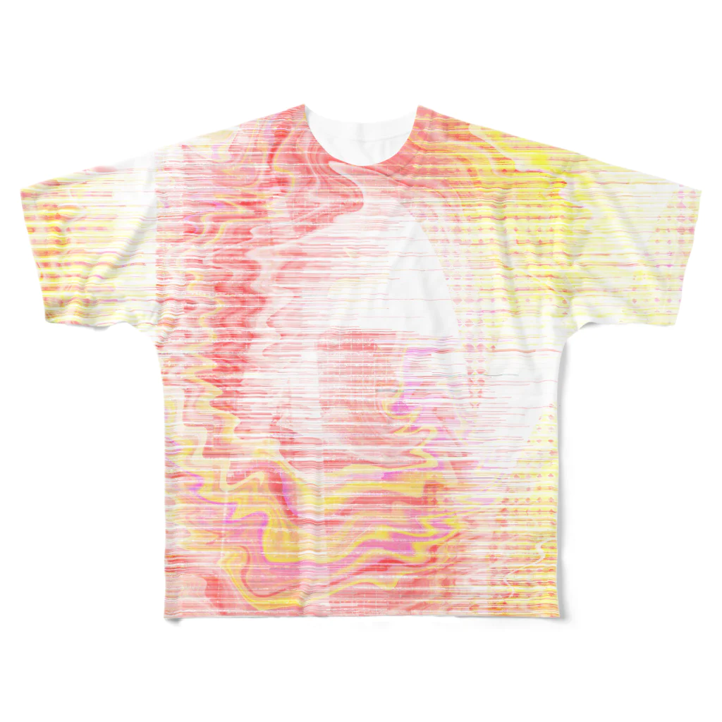 水草のyurameki フルグラフィックTシャツ