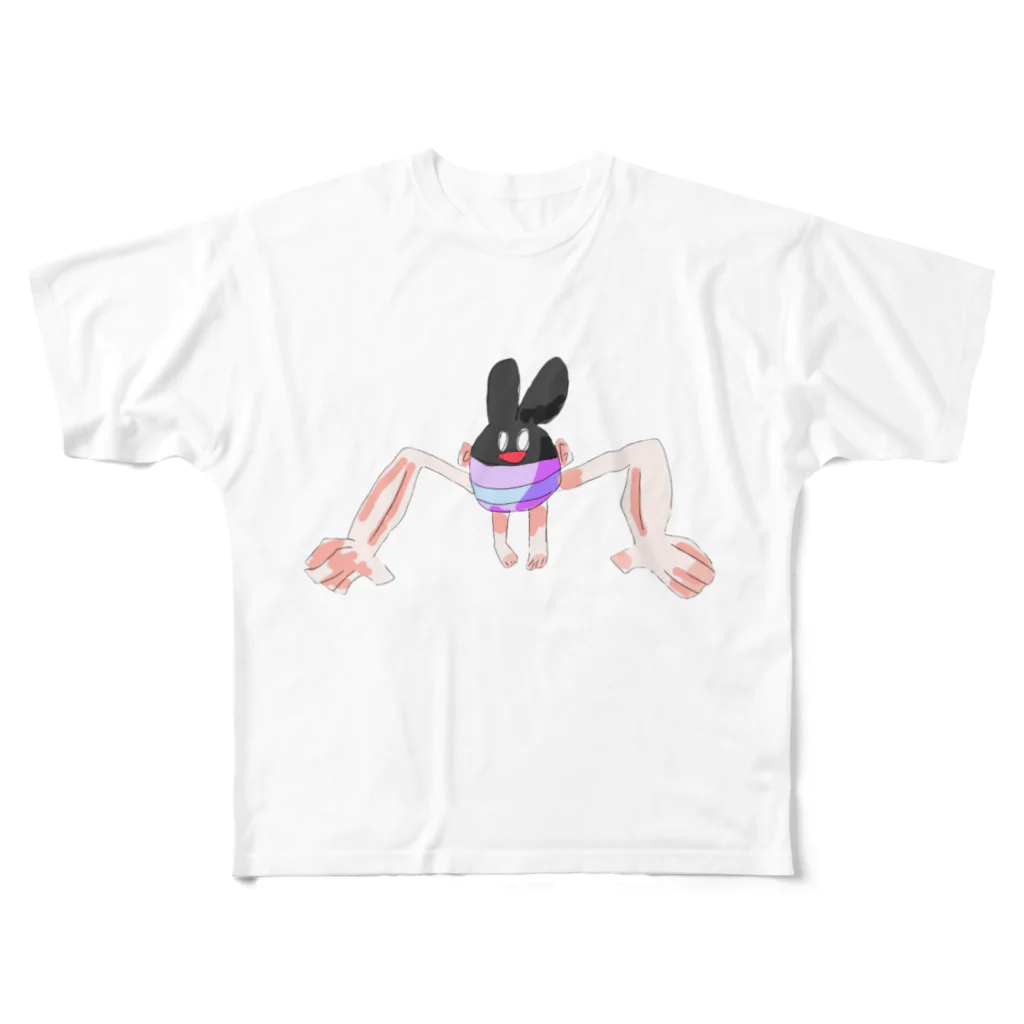 hasuoguratanのイケてるくつしまろうくん All-Over Print T-Shirt