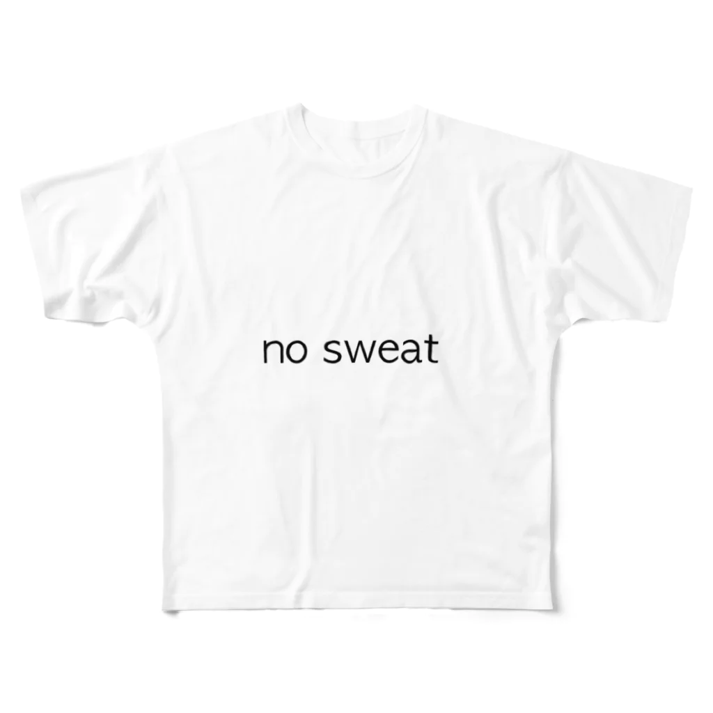 yun031007のno sweat フルグラフィックTシャツ