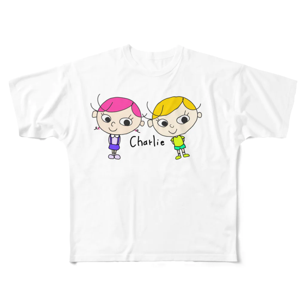 charlolのtwins  〜charlie〜 フルグラフィックTシャツ