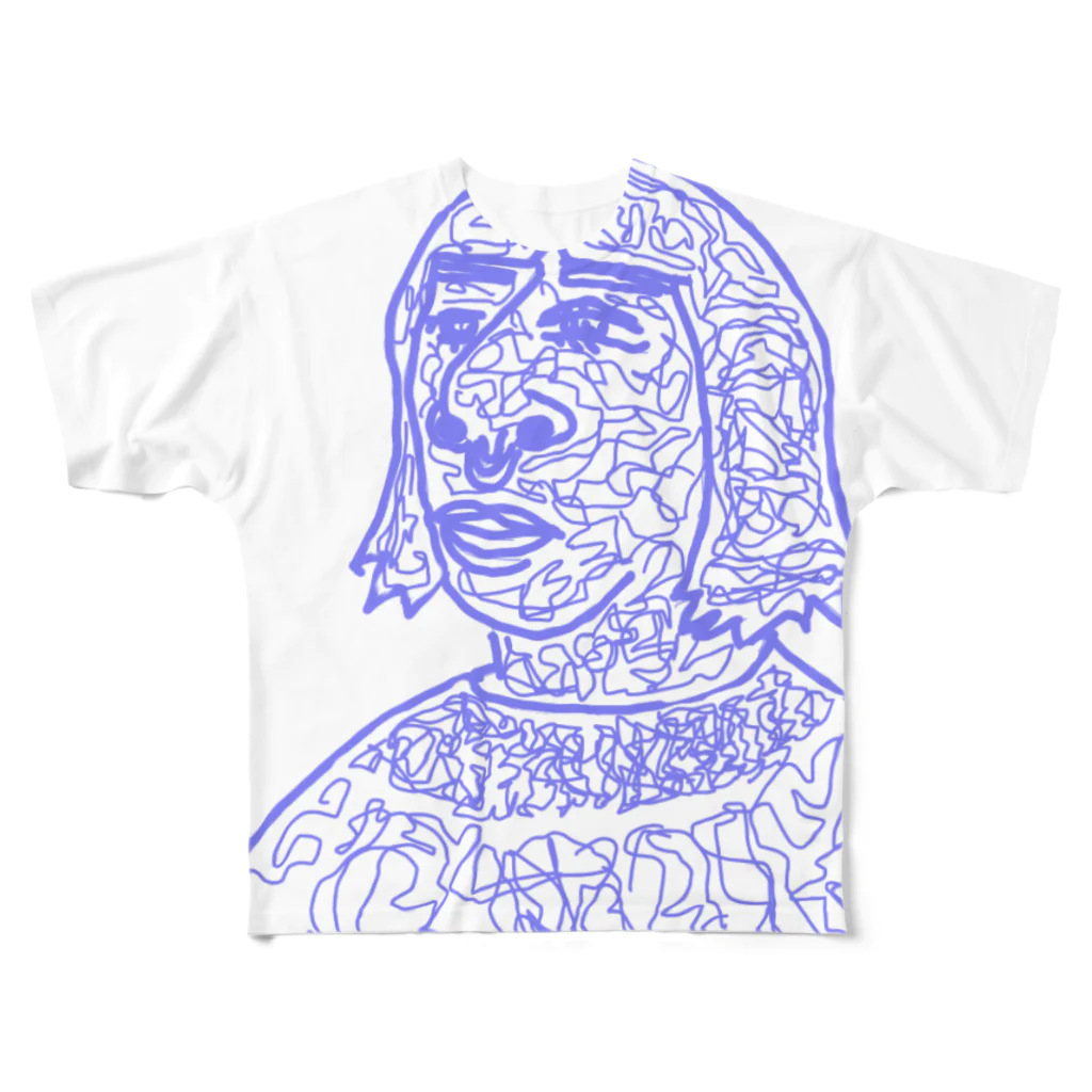 KonjakuNのヒステリック田中 All-Over Print T-Shirt