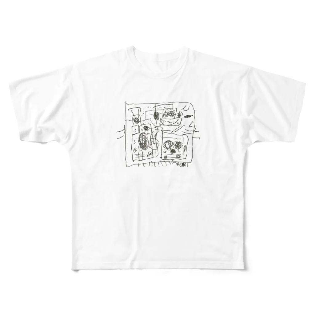 ユイトの猫の冷蔵庫 All-Over Print T-Shirt