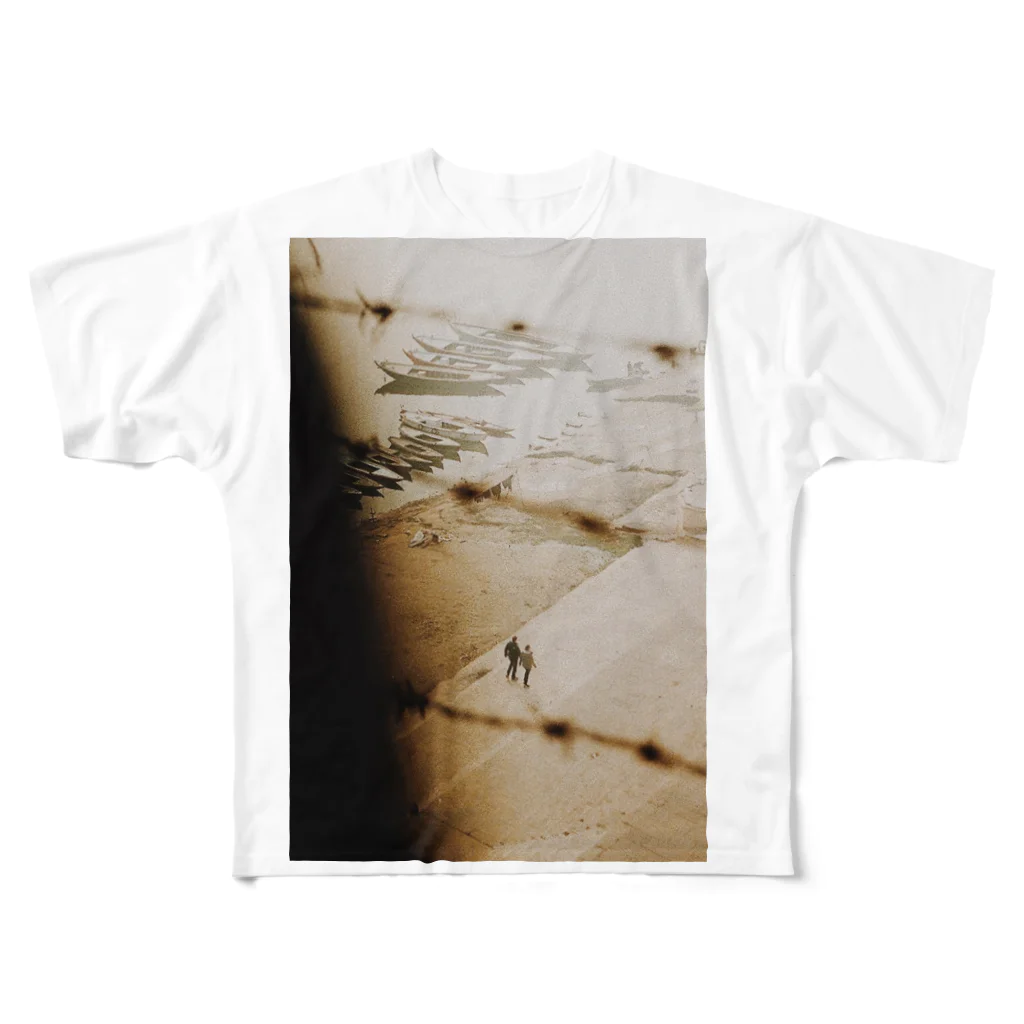 ぽつねんのGanga 2 All-Over Print T-Shirt