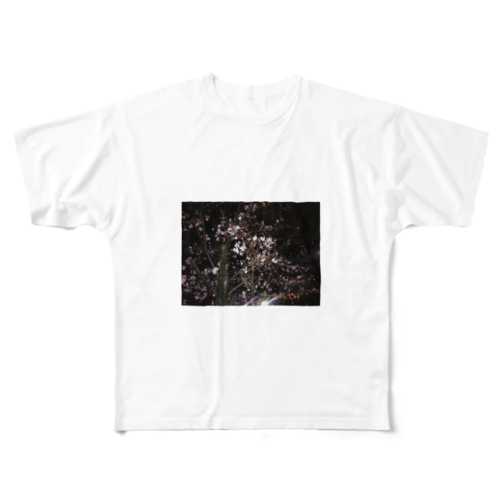 cameliaの夜桜 All-Over Print T-Shirt