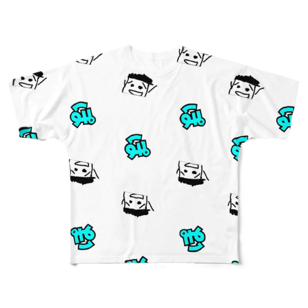 DJわいざん物販のぽんこつTシャツ All-Over Print T-Shirt