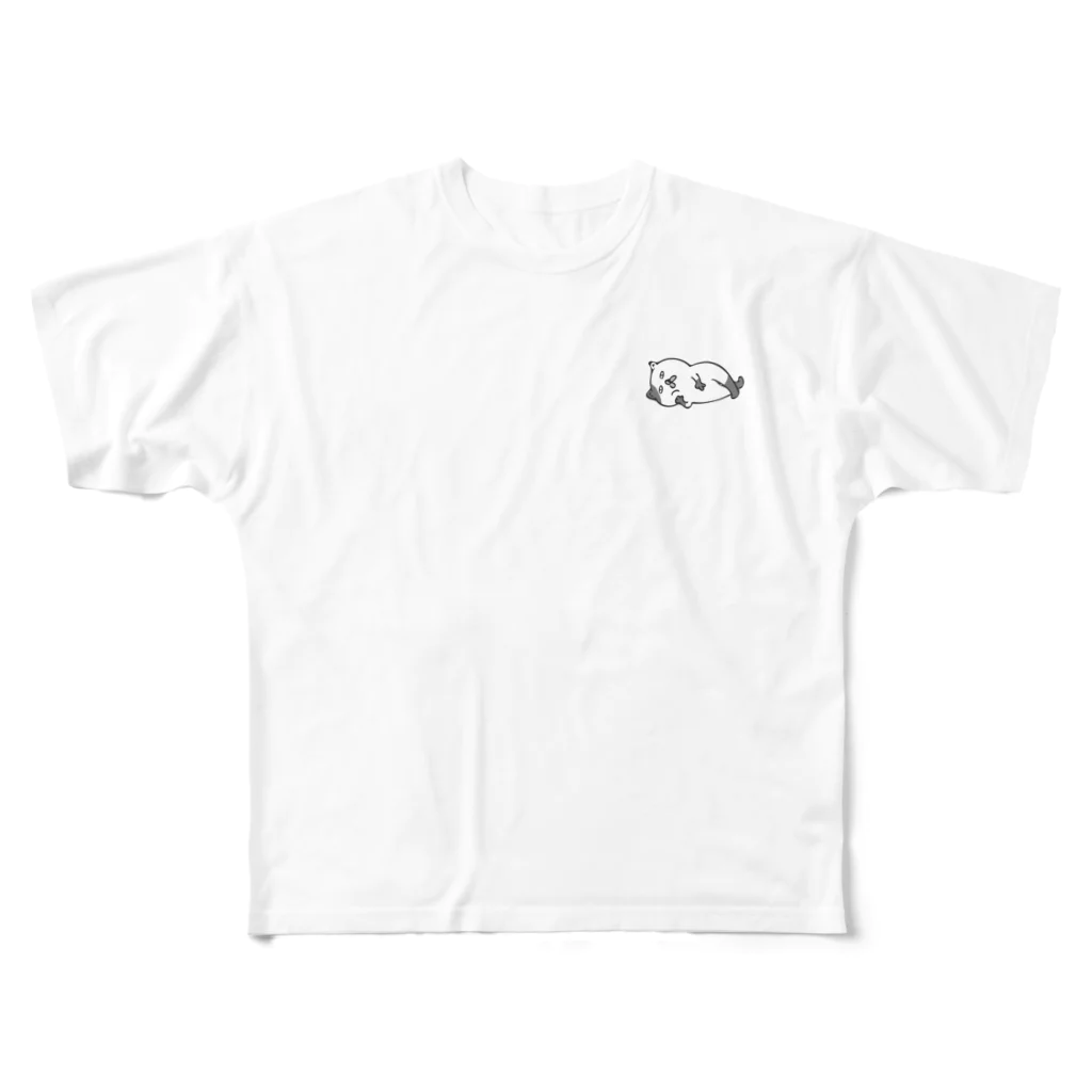 のら猫屋さんのイラストねこ フルグラフィックTシャツ