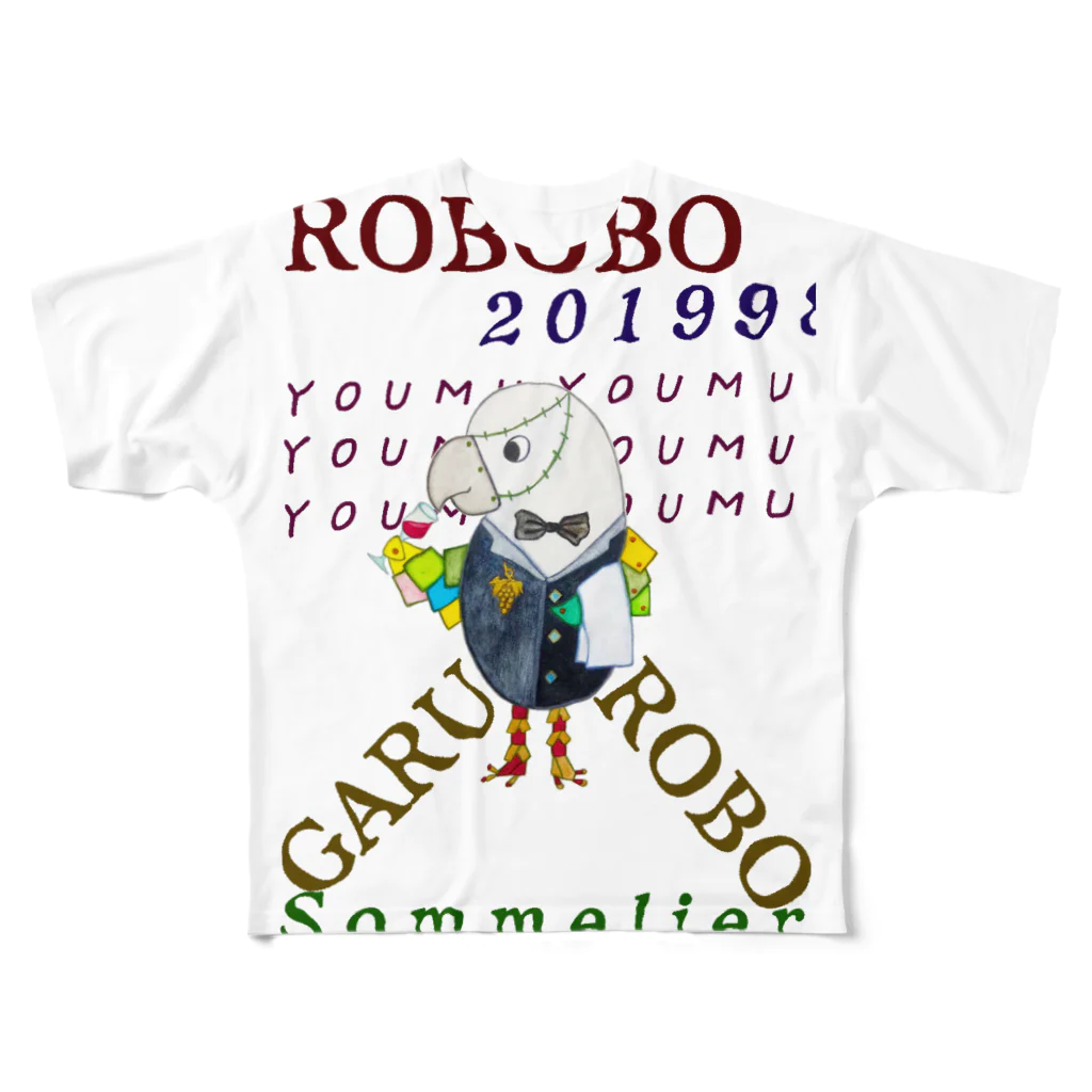 ねこぜや のROBOBO🤖「ガルロボ」 フルグラフィックTシャツ