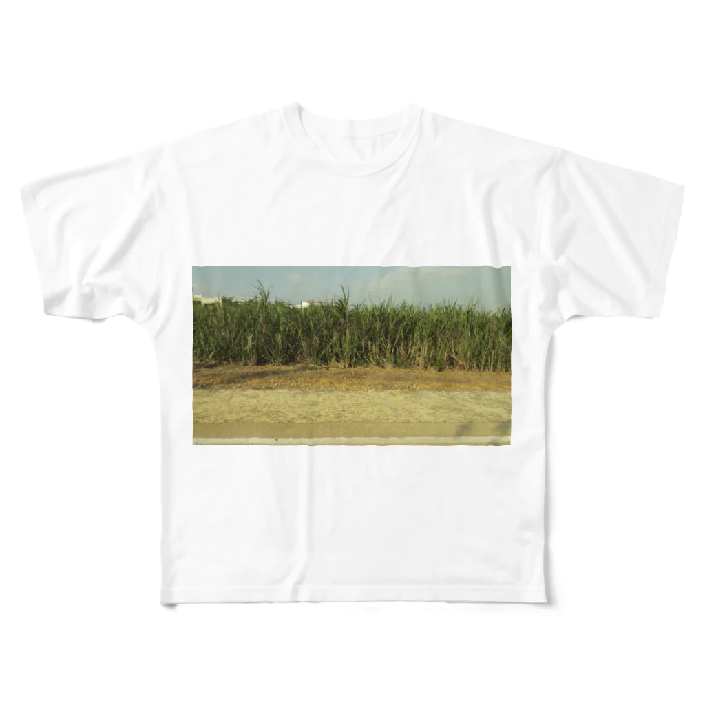 imoのさとうきび畑 All-Over Print T-Shirt