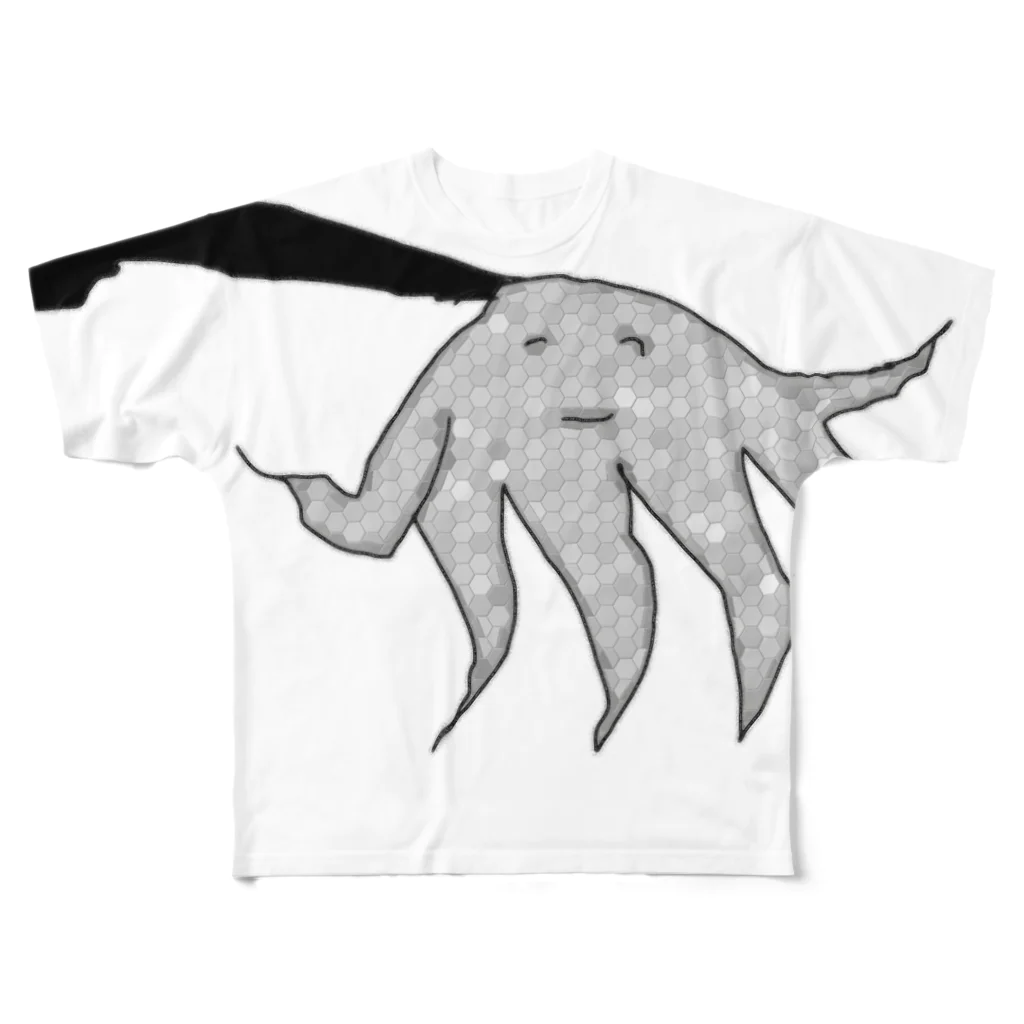 水草のハンディモップくん１０ All-Over Print T-Shirt