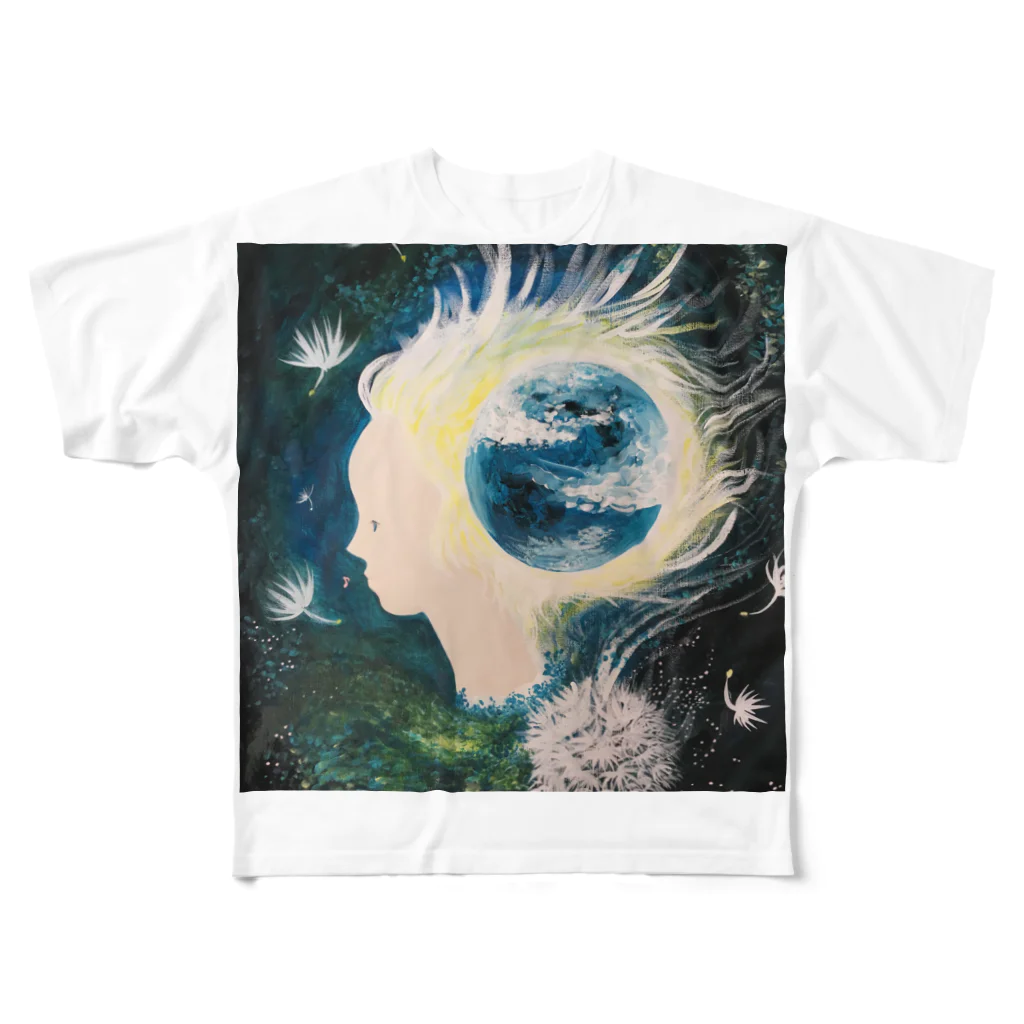 ほしのしほ家 vol.2のearth All-Over Print T-Shirt