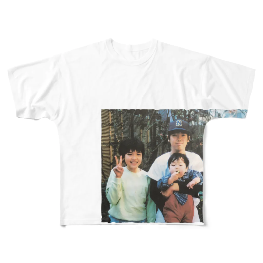 天文部 officialのkikugen brothers フルグラフィックTシャツ