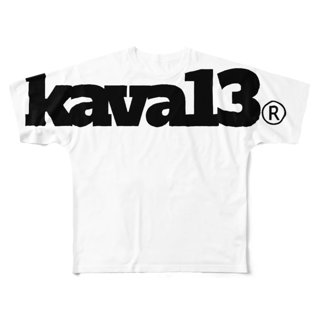 aubergのkava13thANNIVERSARY フルグラフィックTシャツ