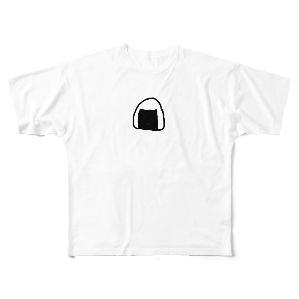 kyoconutのonigiri(お腹空いた気持ちでver.) フルグラフィックTシャツ